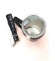 Caneca Inox com Tampa  e cordão do Vasco 340 ML.